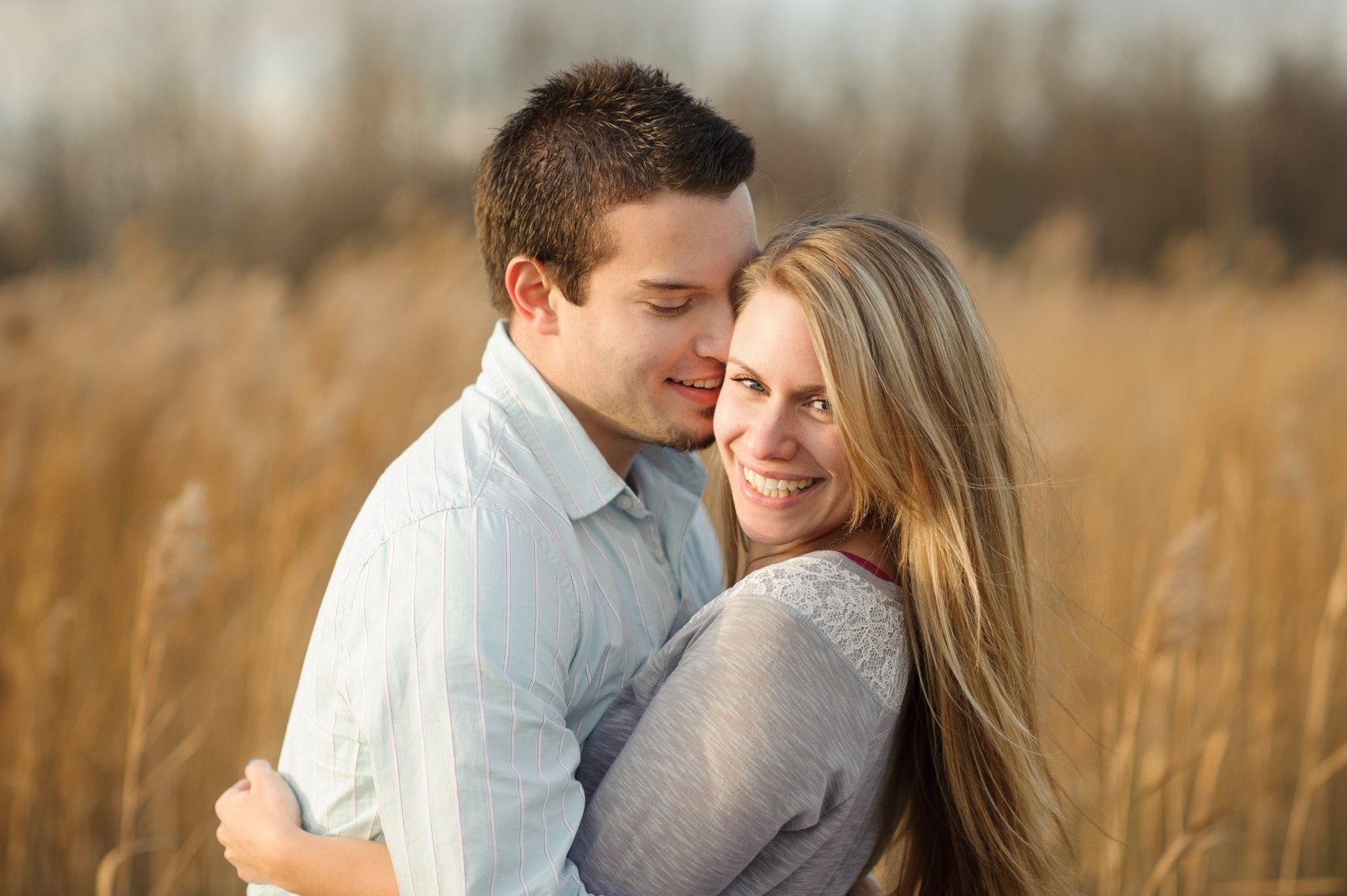 Happy Engaged Couple